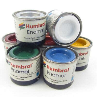 Humbrol Ml Enamel Model Paint All Colours Matt Gloss Satin