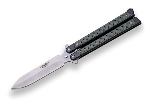 Butterfly Knife Jkr Fiber Handle And Cm Stainless Steel Blade