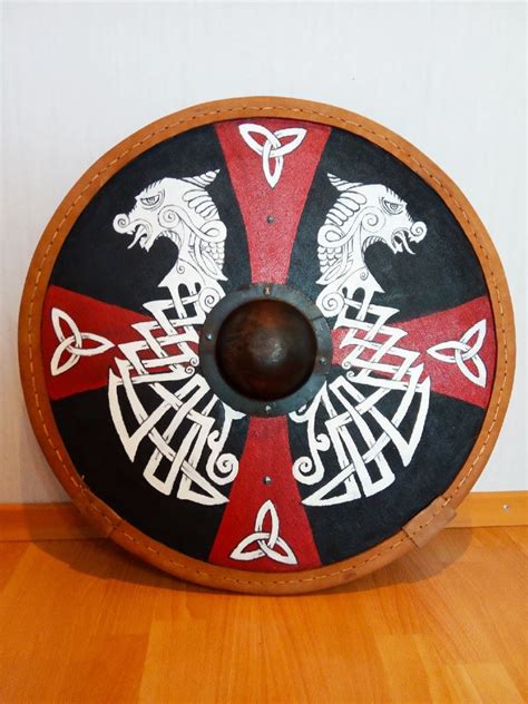 Fafnir Viking Round Shield Norse Battle Ready Medieval Shiel Inspire