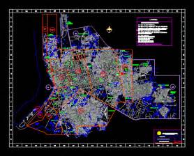 Map Of Urban Area Of Porto Velho Dwg Block For Autocad Off