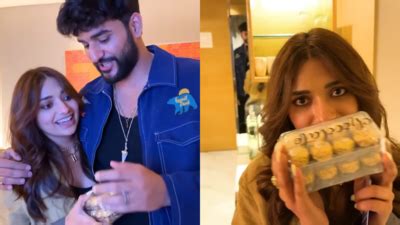 Bigg Boss Ott Fame Jiya Shankar Gets Homemade Laddoos For Abhishek