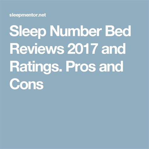 Sleep Number Bed Reviews 2017 and Ratings. Pros and Cons | Sleep number ...