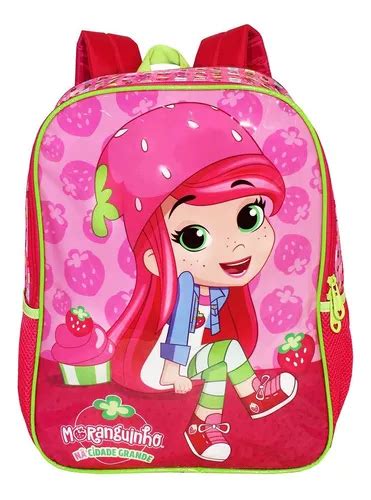 Mochila Infantil Moranguinho Luxcel X X Cm Mercadolivre