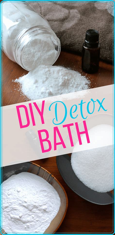 Diy Epsom Salt Baking Soda Detox Bath With Essential Oils