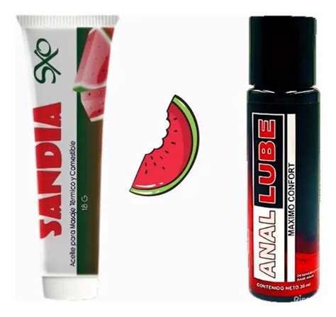 Lubricante Termico Masaje Sxo Sandía Anestesico Anal Lube Sandía MercadoLibre