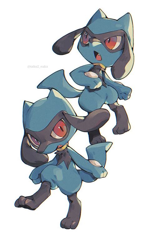 Riolu Pokemon Drawn By Tako2eaka Danbooru