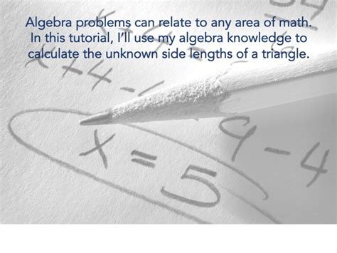 Perimeter & Algebra: Triangle Problem – The Get It Guide