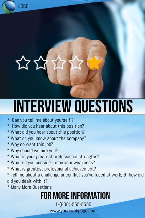 Interview Template Postermywall