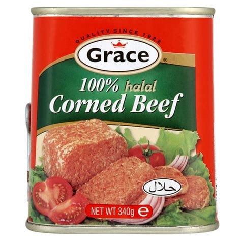 Grace Corned Beef Halal 340g We Get Any Stock