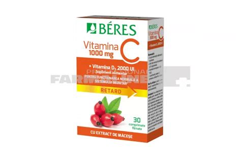 Beres Vitamina C Mg Vitamina D Ui Comprimate La Pret