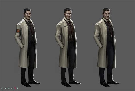 Artstation Vampyr Florent Auguy Character Design Character Art