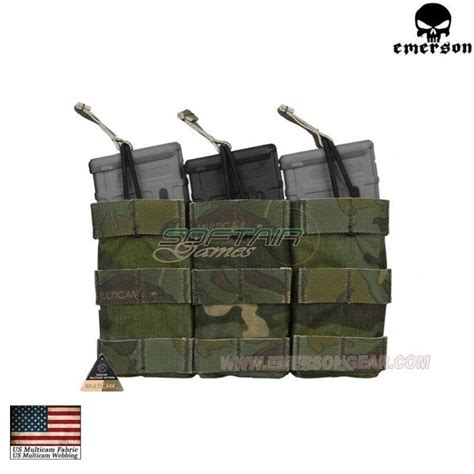 Triple 5 56 Open Top Magazine Pouch MULTICAM TROPIC Emerson Softair