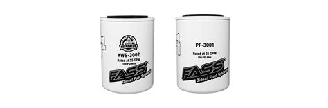 Fass Titanium Series Fuel Filter Water Seprator Pack Combo Of