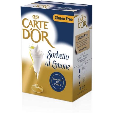 SORBETTO LIMONE 1 44kg CARTE D OR Eurocatering