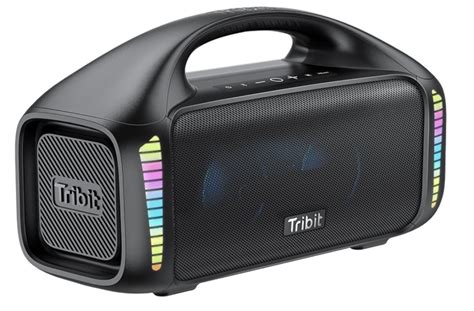 The Tribit Stormbox Blast Portable Bluetooth Speaker Is One Bright