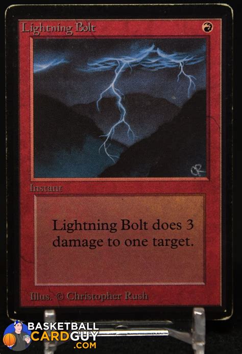 Alpha Lightning Bolt Mtg