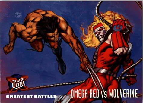 Classic X Men On Twitter 1995 Fleer Ultra X Men 135 Omega Red Vs