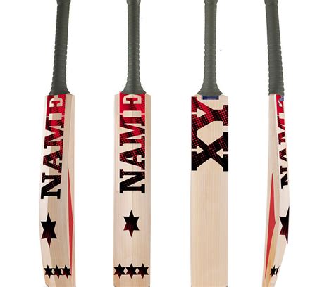 Personalized Cricket Bat Stickers | BrownCloud