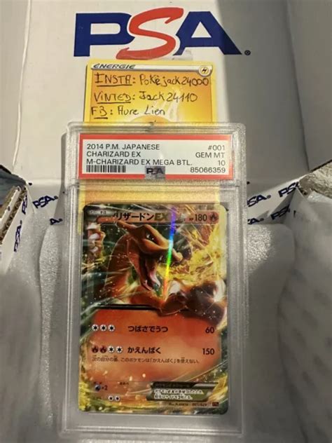 POKEMON CARD CHARIZARD Ex 001 021 XyA Deck Japanese PSA 10 EUR 71 00