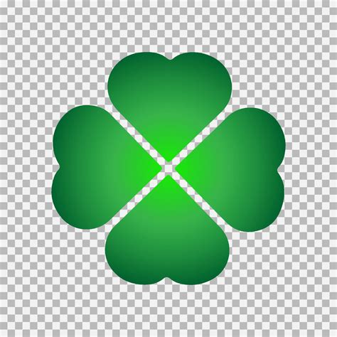 Gr N Kleeblatt Kleeblatt Vektor Symbol St Patrick Tag Symbol Kobold