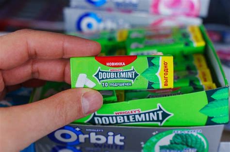 Tyumen Russia November 25 2023 Doublemint Chewing Gum Made By