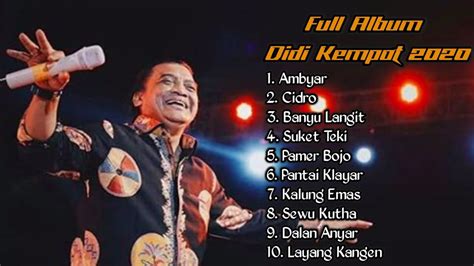 Didi Kempot Full Album 2020 Lagu Jawa Sobat Ambyar Youtube