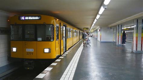 U Bahn Berlin Ein Und Ausfahrt F Drehstromer Mit In