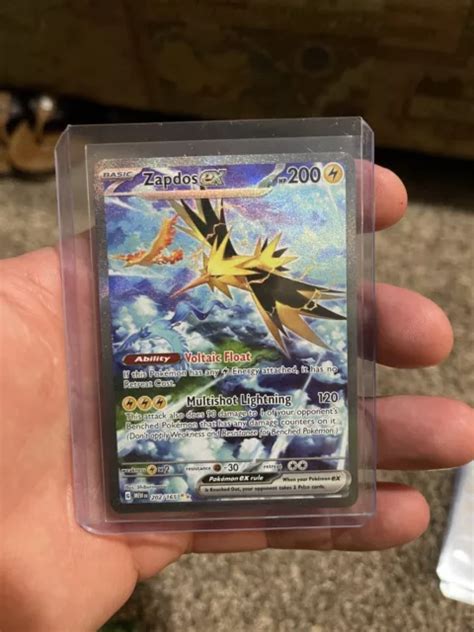 Zapdos Ex Special Illustration Rare Scarlet Violet