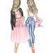 I Got This Blonde Brunette Besties Print Bff Print Girly Etsy