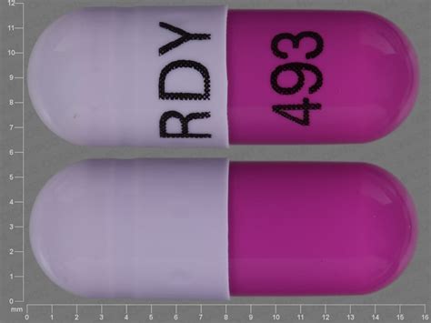 Pill Finder Rdy 493 Purple Capsule Shape