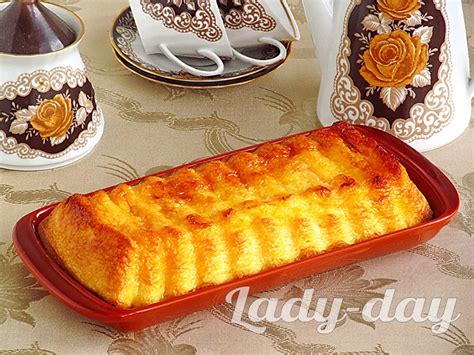 Десерт из тыквы и взбитых белков в духовке, рецепт с фото