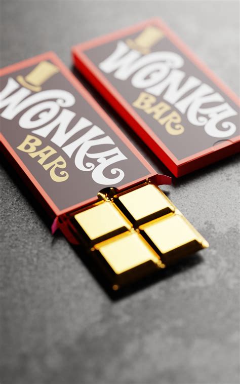 Real Wonka Bar – Wonka Bar Real Life Product Visualization