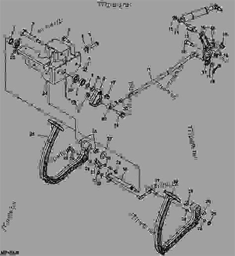 Forward And Reverse Pedals And Linkage Tractor Compact Utility John Deere 1026r Tractor