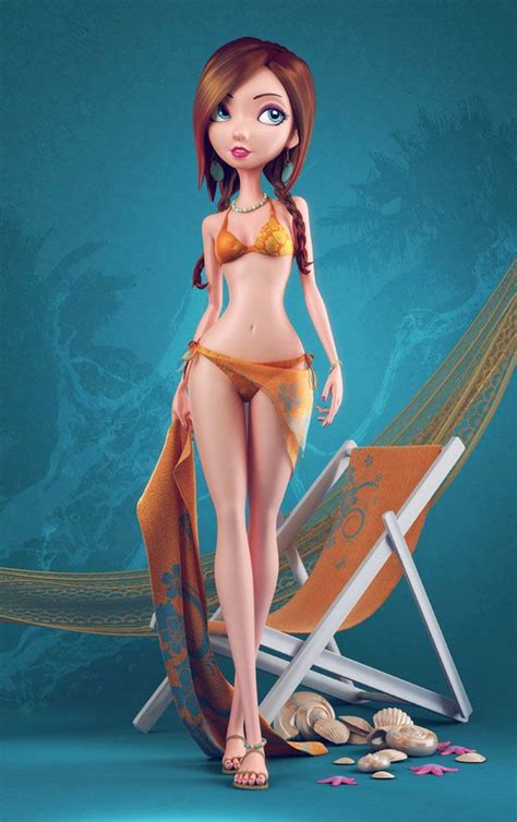 24 Beautiful 3D Character Designs and Illustrations | Cartoon character ...