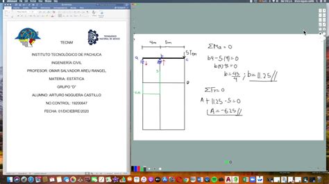 Análisis de estructura estáticamente determinada YouTube