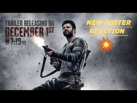 Salaar Cease Fire Part 1 Prabhas Official Trailer Release Date