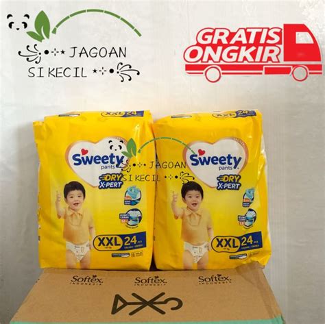 Popok Murah Pampers Sweety Bronze Pants Celana Dry X Pert Xxl X