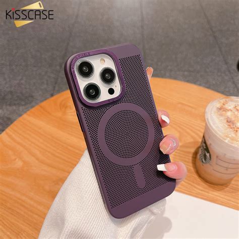 Kisscase Heat Dissipation Breathable For Magsafe Case For Iphone Pro