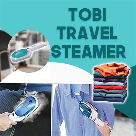 Tobi Travel Steamer Iron Portable Steamer, Quick Travel Clothes Suit ...