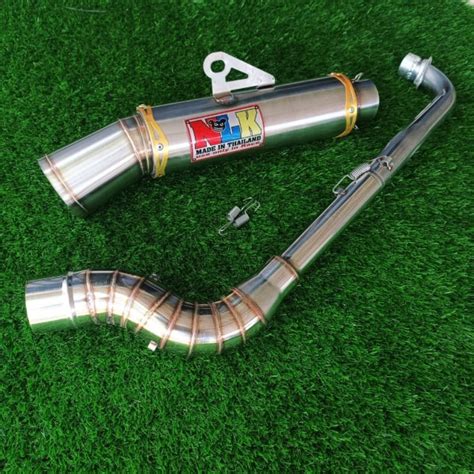 Jual Nlk Open Specs Exhaust Pipe Canister Conical Wave Xrm Smash