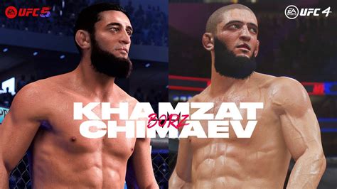 First Look At Khamzat Chimaev In UFC 5 YouTube