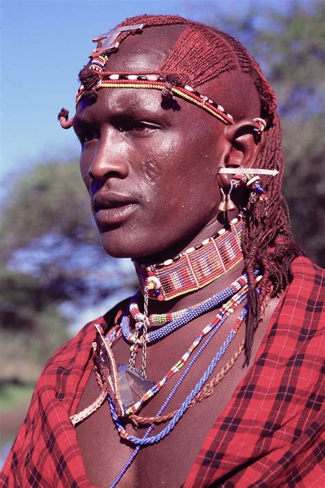 Maasai Warrior African Tribes African Men African History African