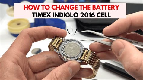 How To Replace The Watch Battery On A Timex Indiglo 2016 Cell YouTube