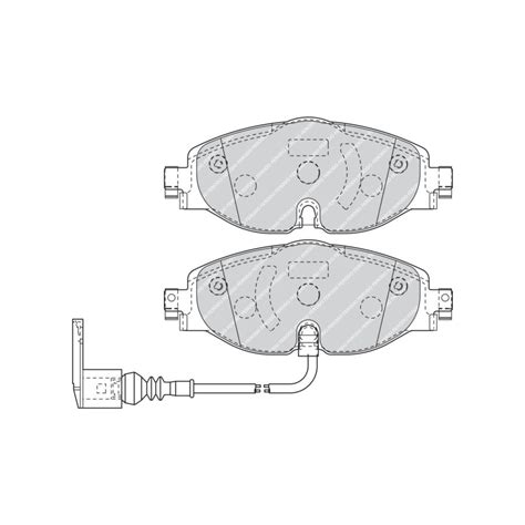 Kit Di 4 Pastiglie Freno FERODO FDB4433 Norauto It