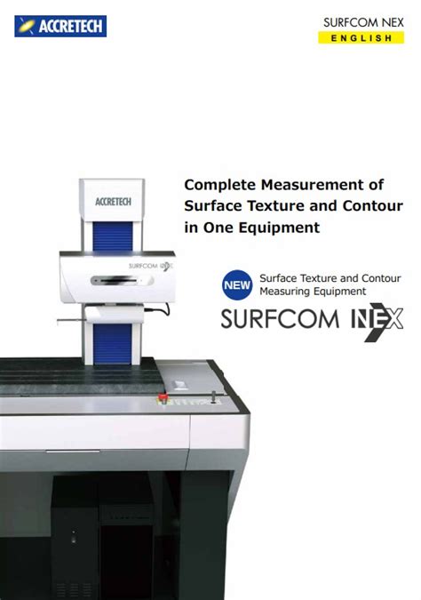 Surfcom Nex Surfcom Nex Accretech Tokyo Seimitsu