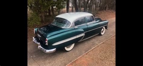 1953 Chevrolet Bel Air Sedan Green Rwd Manual For Sale