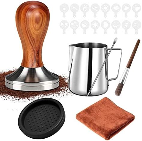 Amazon De YUTUY Kaffee Tamper Set 51mm Espresso Tamper Set Tampermatte