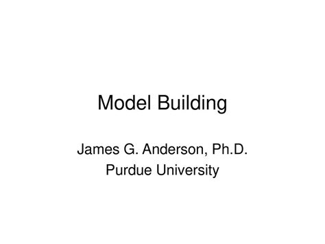 James G Anderson Phd Purdue University Ppt Download