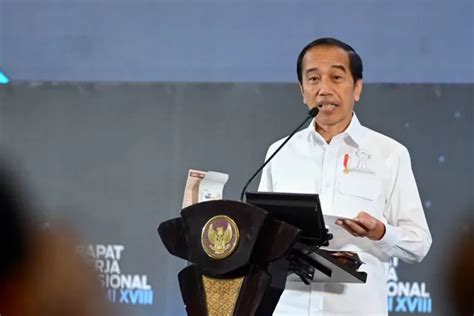 Buka Rakernas Xviii Hipmi Jokowi Ingatkan Kompetisi Antarnegara Dalam