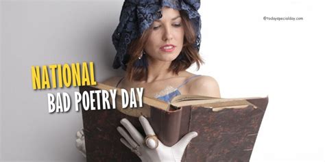 National Bad Poetry Day August 18 History Celebrate And Quotes